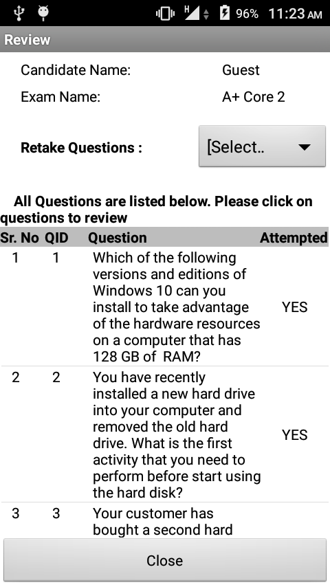 Reliable CORe Exam Pattern