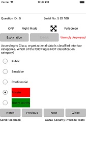 iOS Apps for for Cisco CCNA Security 210-260 Practice Exam Img 7