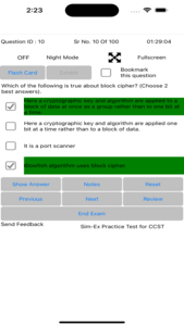 iOS Apps for for Cisco CCST Cybersecurity Certification Screen shot 2