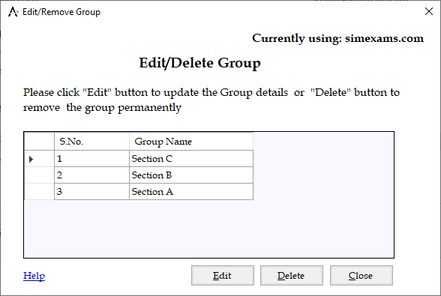 Add/Edit Group screen 2