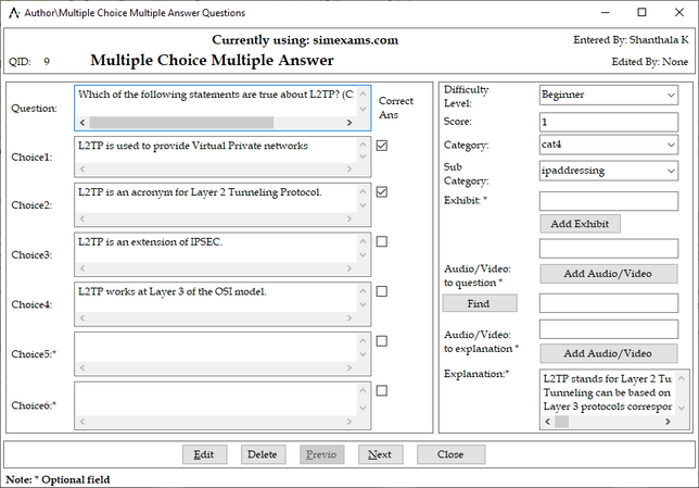 Exam engine help images