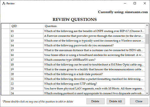 Exam engine help images