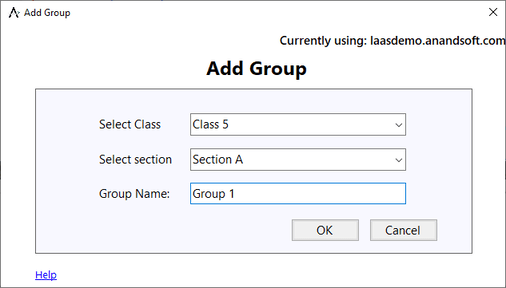 Add/Edit Group screen 2