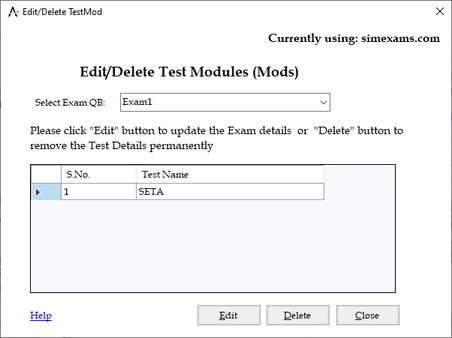 Exam engine help images