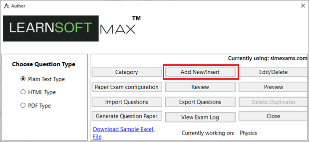 Exam engine help images