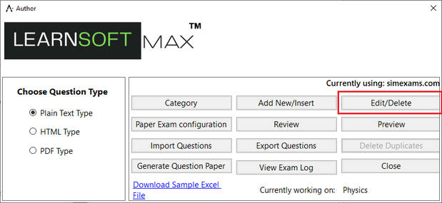 Exam engine help images